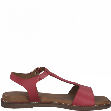 Сандалии  Tamaris  бордовый  кожа F-90805 фото в интернет-магазине | Omadey.ru