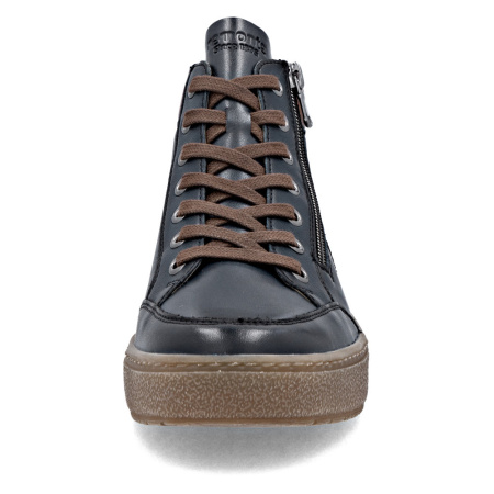 Ботинки  Remonte  синий  кожа/кожа искусств. Z-400891 фото в интернет-магазине | Omadey.ru