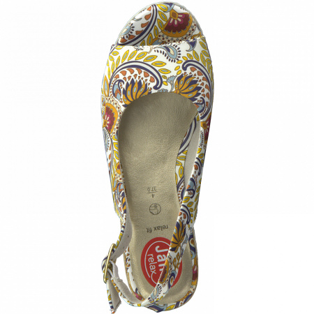Босоножки  Jana  мультицвет  текстиль F-90382 фото в интернет-магазине | Omadey.ru