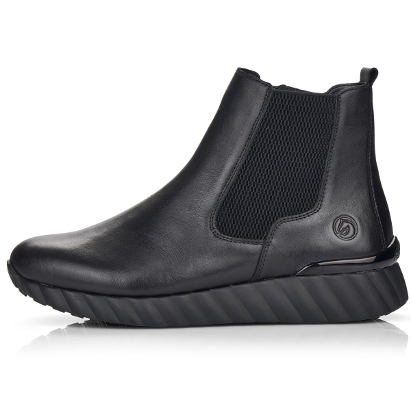 Фото Ботинки  Remonte  черный  кожа/кожа искусств. Z-100339