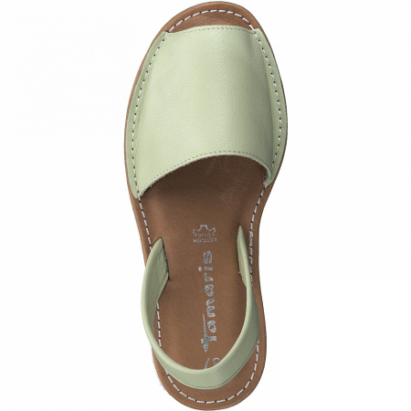 Сандалии  Tamaris  зеленый  кожа F-90802 фото в интернет-магазине | Omadey.ru