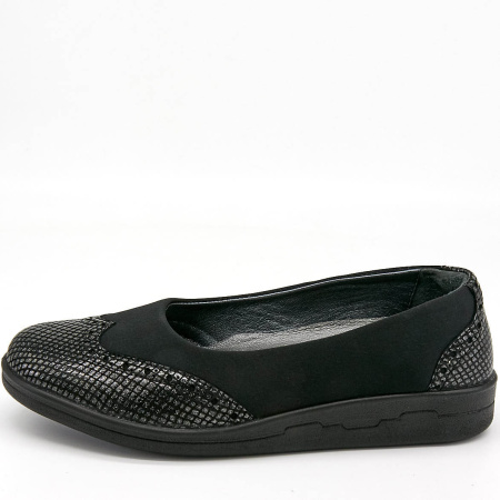 Туфли  Esse  черный  кожа Z-89079 фото в интернет-магазине | Omadey.ru