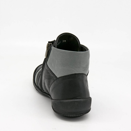 Ботинки  Rovigo  черный  кожа Z-8510 фото в интернет-магазине | Omadey.ru