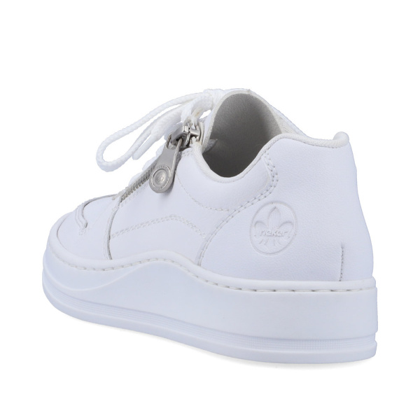 Фото Кроссовки  Rieker  белый  кожа/кожа искусств. F-200067
