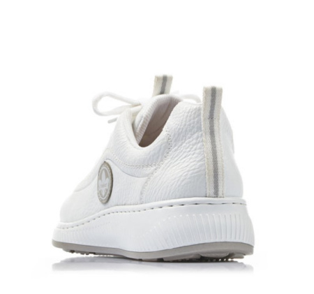 Кроссовки  женские Rieker  белый  кожа/кожа искусств. F-90086 фото в интернет-магазине | Omadey.ru