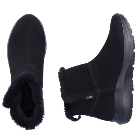 Полусапоги  Rieker  черный  кожа/кожа искусств. Z-300157 фото в интернет-магазине | Omadey.ru