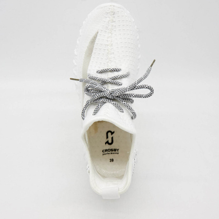 Кроссовки  женские Crosby  белый  текстиль F-90707 фото в интернет-магазине | Omadey.ru