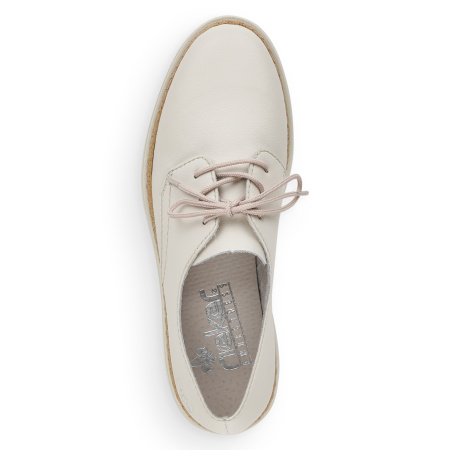 Туфли  Rieker  белый  кожа F-100071 фото в интернет-магазине | Omadey.ru