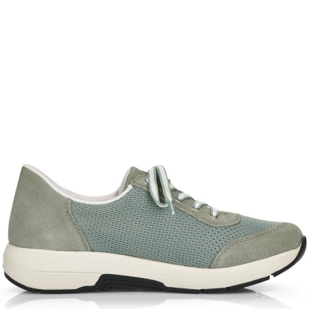 Кроссовки  Rieker  зеленый  кожа/текстиль F-300508 фото в интернет-магазине | Omadey.ru