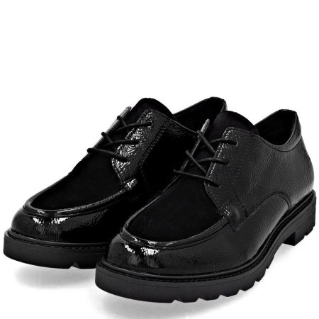 Туфли  Remonte  черный  кожа/кожа искусств. Z-400886 фото в интернет-магазине | Omadey.ru