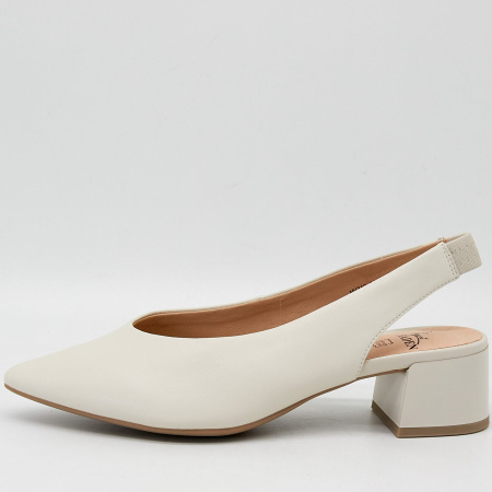 Слингбэки  Baden  бежевый  композиц.кожа F-90351 фото в интернет-магазине | Omadey.ru