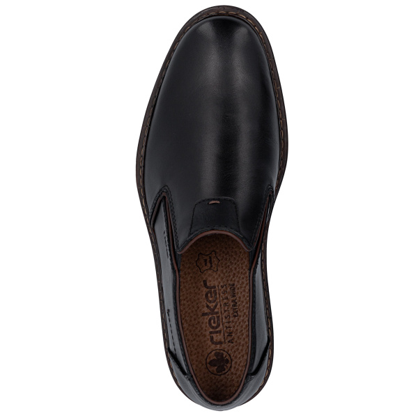 Фото Туфли  Rieker  черный  кожа/кожа искусств. F-401100