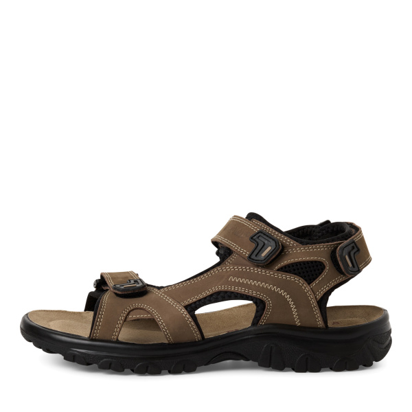 Фото Шлепанцы  Marco Tozzi  хаки  кожа F-400826