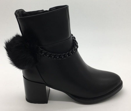 Полусапоги  Betsy  черный  кожа искусств. Z-7368 фото в интернет-магазине | Omadey.ru