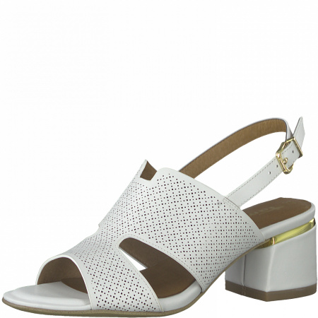 Босоножки  Tamaris  белый  кожа F-90741 фото в интернет-магазине | Omadey.ru