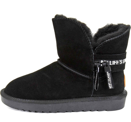 Полусапоги  Keddo  черный  замша Z-8628 фото в интернет-магазине | Omadey.ru