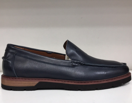 Туфли  Mirco Osvaldo  синий  кожа Z-90439 фото в интернет-магазине | Omadey.ru