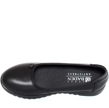 Туфли  Baden  черный  кожа Z-400326 фото в интернет-магазине | Omadey.ru