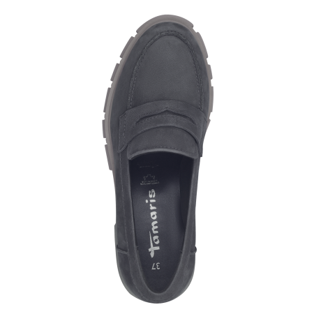 Туфли  Tamaris  серый  кожа Z-400382 фото в интернет-магазине | Omadey.ru