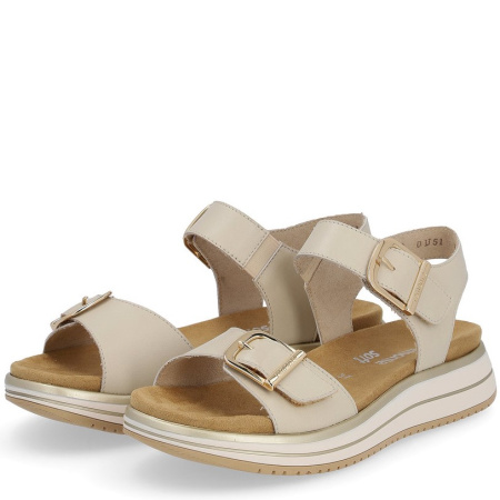 Босоножки  Remonte  белый  кожа F-400152 фото в интернет-магазине | Omadey.ru