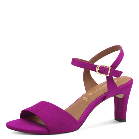 Босоножки  Tamaris  розовый  текстиль F-400914 фото в интернет-магазине | Omadey.ru