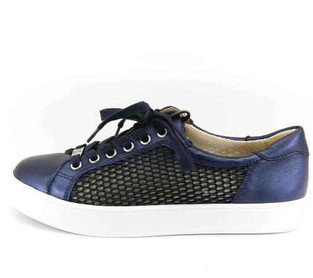Кеды  Caprice  синий  кожа F-80178 фото в интернет-магазине | Omadey.ru