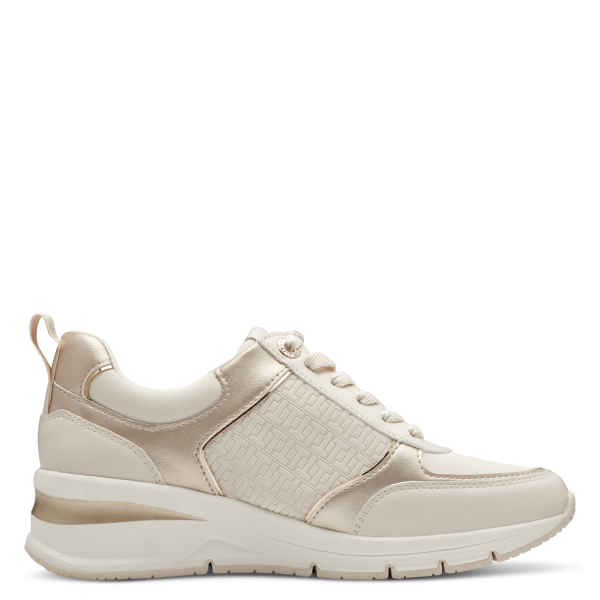 Фото Кроссовки  Tamaris  бежевый  кожа искусств. Z-400617