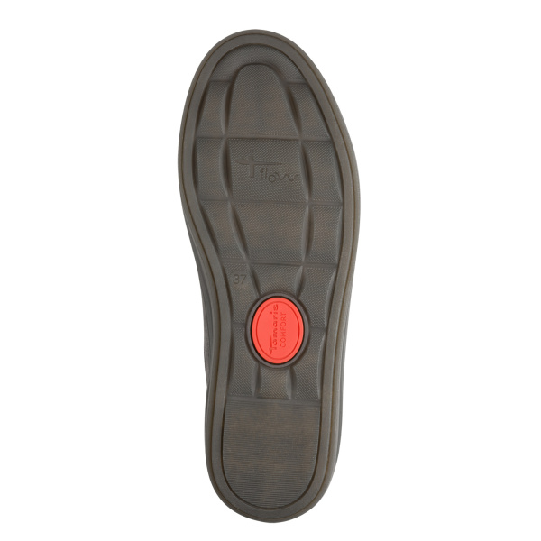 Фото Полуботинки Tamaris  серый  кожа  Z-400928