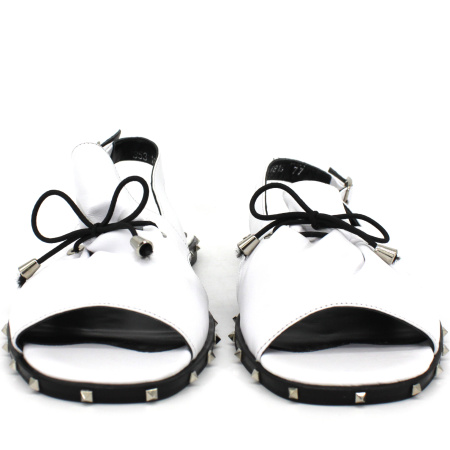 Сандалии  Dakkem  белый  кожа F-7654 фото в интернет-магазине | Omadey.ru