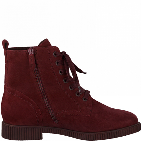 Ботинки  Tamaris  красный  кожа Z-100603 фото в интернет-магазине | Omadey.ru