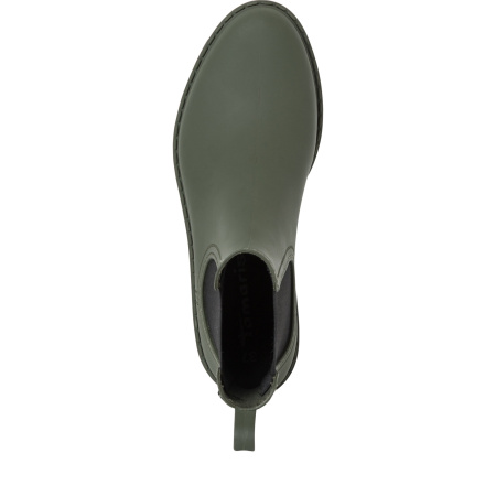 Ботинки  Tamaris  зеленый  кожа искусств. Z-200325 фото в интернет-магазине | Omadey.ru