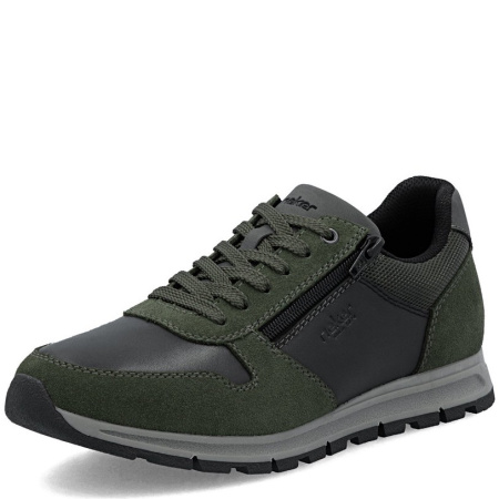 Кроссовки  Rieker  зеленый  кожа/кожа искусств. Z-400866 фото в интернет-магазине | Omadey.ru