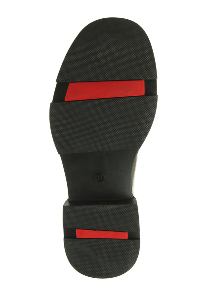 Фото Туфли  Baden  серый  кожа Z-400333