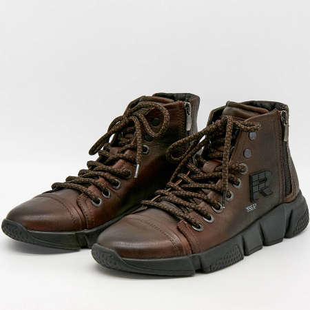 Ботинки  Marco Tredi  коричневый  кожа Z-100447