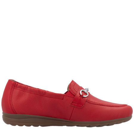 Мокасины  Rieker  красный  кожа/кожа искусств. F-400223 фото в интернет-магазине | Omadey.ru