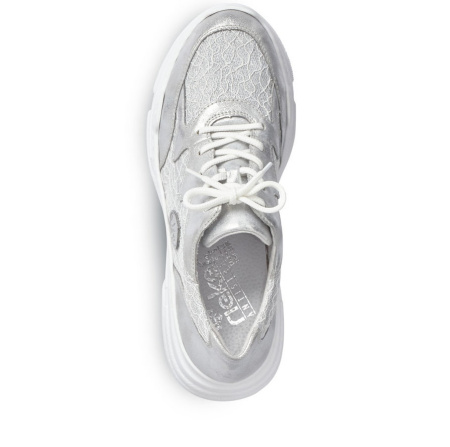 Кроссовки  Rieker  белый  кожа искусств./текстиль F-81043 фото в интернет-магазине | Omadey.ru