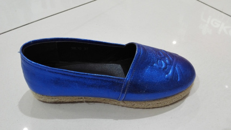 Туфли  Ballina  синий  кожа F-3471 фото в интернет-магазине | Omadey.ru