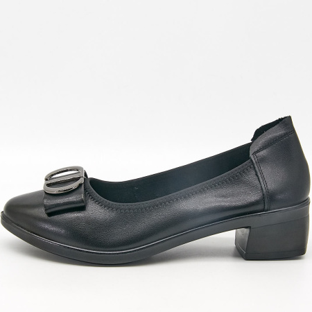 Туфли  Bonavi  черный  кожа Z-100153 фото в интернет-магазине | Omadey.ru