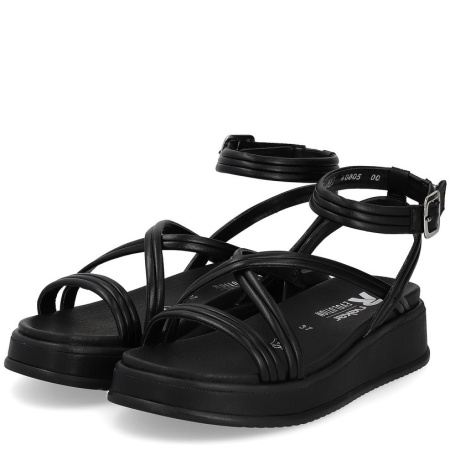 Босоножки  Rieker Спорт  черный  кожа искусств. F-300522 фото в интернет-магазине | Omadey.ru