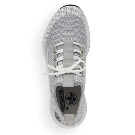 Кроссовки  Rieker  серый  текстиль F-90873 фото в интернет-магазине | Omadey.ru