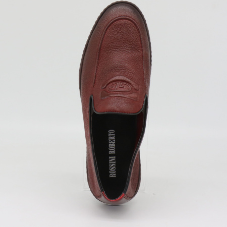 Туфли  Roberto Rossini  красный  кожа F-71012 фото в интернет-магазине | Omadey.ru