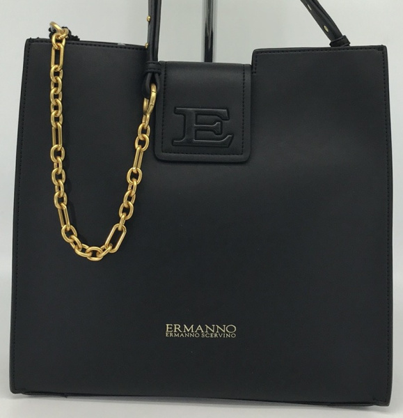 Фото Сумка  Ermanno Scervino  черный  кожа искусств. c09308-black
