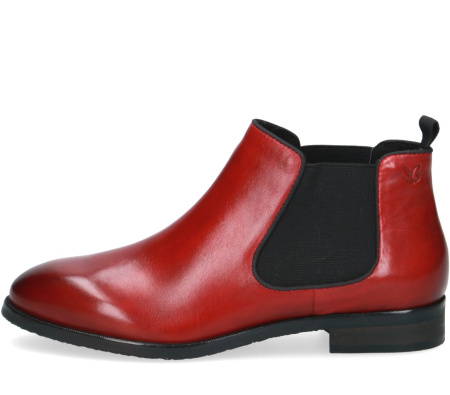 Ботинки  Caprice  красный  кожа Z-90066 фото в интернет-магазине | Omadey.ru