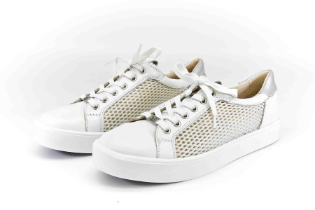 Кеды  Caprice  белый  кожа F-80186 фото в интернет-магазине | Omadey.ru