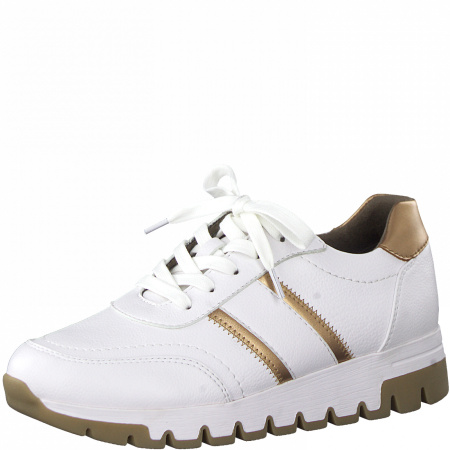 Кроссовки  Jana  белый  кожа искусств. Z-100536 фото в интернет-магазине | Omadey.ru