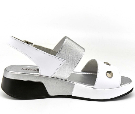 Босоножки  Baden  белый  композиц.кожа F-80542 фото в интернет-магазине | Omadey.ru