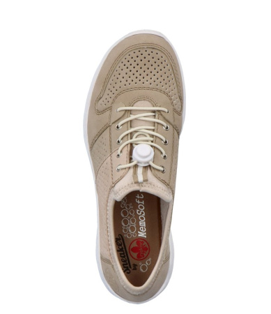 Кроссовки  Rieker  бежевый  кожа искусств./текстиль F-300152 фото в интернет-магазине | Omadey.ru