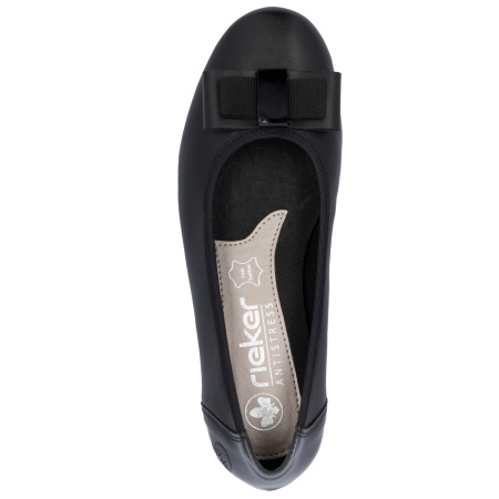 Туфли  Rieker черный кожа/кожа искусств. F-400264 фото в интернет-магазине | Omadey.ru