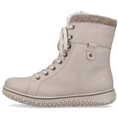 Ботинки  Rieker  бежевый  кожа искусств./текстиль Z-200624 фото в интернет-магазине | Omadey.ru