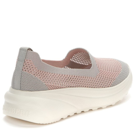 Слипоны  Grunberg  персиковый  текстиль F-100270 фото в интернет-магазине | Omadey.ru